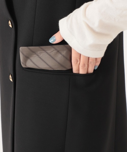 journal standard L'essage（ジャーナルスタンダードレサージュ）の「■■ヴィスポリーノノーカラーベスト◆（その他アウター・レディース・ブラック・FREE）」の6枚目の写真