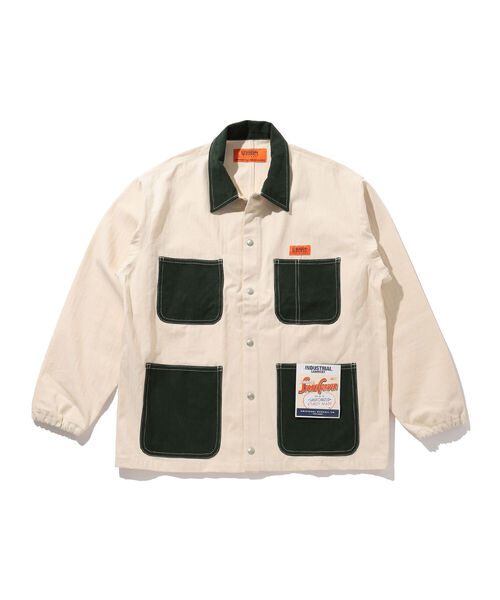 UNIVERSAL OVERALL(ユニバーサルオーバーオール)の「UNIVERSAL OVERALL × BEAMS / 別注 カバー コーチ ジャケット 22SS(ブルゾン・メンズ・ネイビー/グリーン・SMALL/MEDIUM/LARGE/X-LARGE)」の11枚目の写真