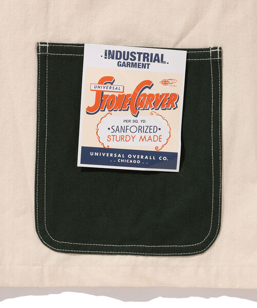 UNIVERSAL OVERALL(ユニバーサルオーバーオール)の「UNIVERSAL OVERALL × BEAMS / 別注 カバー コーチ ジャケット 22SS(ブルゾン・メンズ・ネイビー/グリーン・SMALL/MEDIUM/LARGE/X-LARGE)」の15枚目の写真