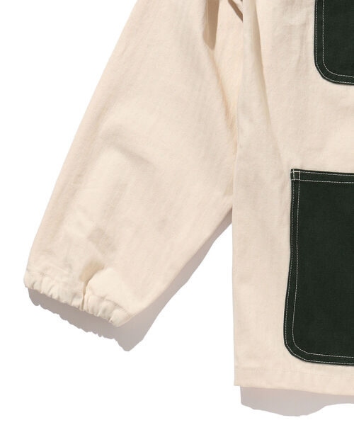UNIVERSAL OVERALL(ユニバーサルオーバーオール)の「UNIVERSAL OVERALL × BEAMS / 別注 カバー コーチ ジャケット 22SS(ブルゾン・メンズ・ネイビー/グリーン・SMALL/MEDIUM/LARGE/X-LARGE)」の16枚目の写真