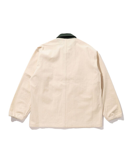UNIVERSAL OVERALL(ユニバーサルオーバーオール)の「UNIVERSAL OVERALL × BEAMS / 別注 カバー コーチ ジャケット 22SS(ブルゾン・メンズ・ネイビー/グリーン・SMALL/MEDIUM/LARGE/X-LARGE)」の19枚目の写真