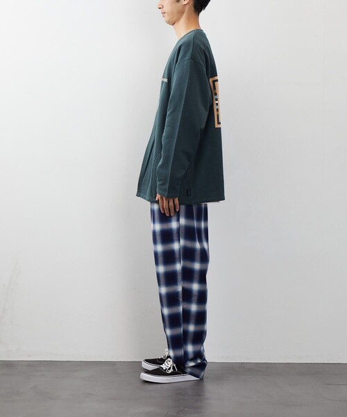 PENDLETON（ペンドルトン）の「PENDLETON/ペンドルトン 別注 BACK PRINT SWEAT CARDIGAN/バックプリント スウェット カーディガン（カーディガン/ボレロ・メンズ・ブラック/オフホワイト/グリーン/グレイッシュベージュ・MEDIUM/LARGE）」の5枚目の写真