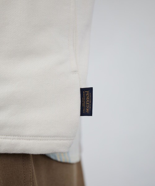 PENDLETON（ペンドルトン）の「PENDLETON/ペンドルトン 別注 BACK PRINT SWEAT CARDIGAN/バックプリント スウェット カーディガン（カーディガン/ボレロ・メンズ・ブラック/オフホワイト/グリーン/グレイッシュベージュ・MEDIUM/LARGE）」の15枚目の写真