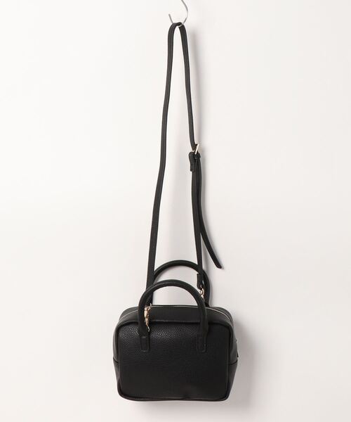 SMIR NASLI（サミールナスリ）の「ツイステッドシュリンクミニボストンバッグ（ボストンバッグ・レディース・ブラック/グレー系その他/キャメル/オフホワイト・9）」の5枚目の写真