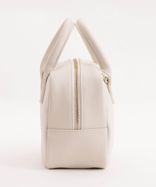 SMIR NASLI（サミールナスリ）の「ツイステッドシュリンクミニボストンバッグ（ボストンバッグ・レディース・ブラック/グレー系その他/キャメル/オフホワイト・9）」の13枚目の写真