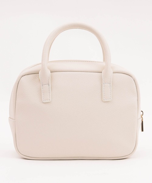 SMIR NASLI（サミールナスリ）の「ツイステッドシュリンクミニボストンバッグ（ボストンバッグ・レディース・ブラック/グレー系その他/キャメル/オフホワイト・9）」の14枚目の写真