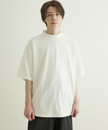 JUNRED | ラウンドモックネックBIGTシャツ(Tシャツ/カットソー)