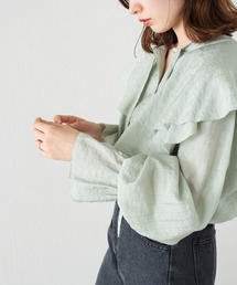 Kastane | フリル衿ブラウス(シャツ/ブラウス)