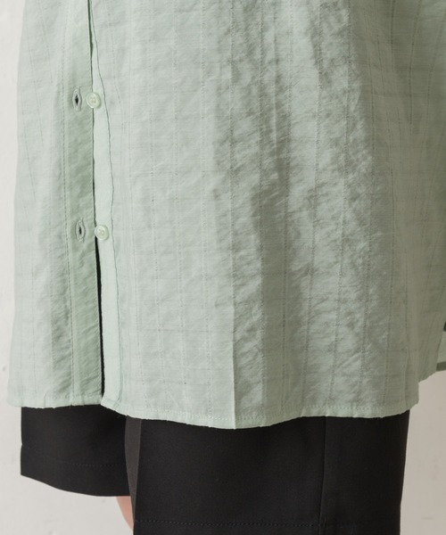 Kastane（カスタネ）の「フリル衿ブラウス（シャツ/ブラウス・レディース・ミント/オフホワイト・FREE）」の8枚目の写真