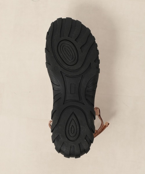 RIVE DROITE（リヴドロワ）の「R.good/アールドットグッド　ベルクロスポサン（サンダル・レディース・ブラック/キャメル・S/M/L）」の12枚目の写真