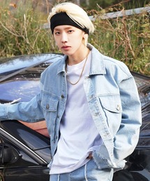 G.O.C | カットオフ ルーズ デニムジャケット(デニムジャケット)