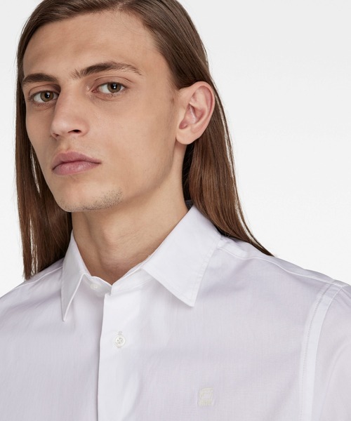 G-STAR(ジースター)の「DRESSED SUPER SLIM SHIRT(シャツ/ブラウス・メンズ・ホワイト・X-SMALL/SMALL/LARGE/MEDIUM)」の4枚目の写真