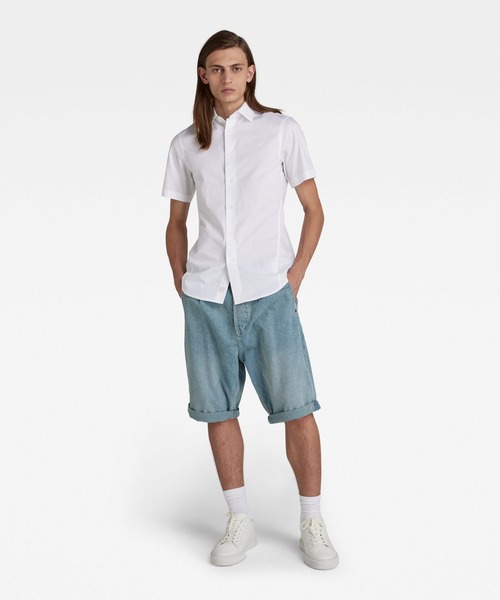 G-STAR(ジースター)の「DRESSED SUPER SLIM SHIRT(シャツ/ブラウス・メンズ・ホワイト・X-SMALL/SMALL/LARGE/MEDIUM)」の5枚目の写真