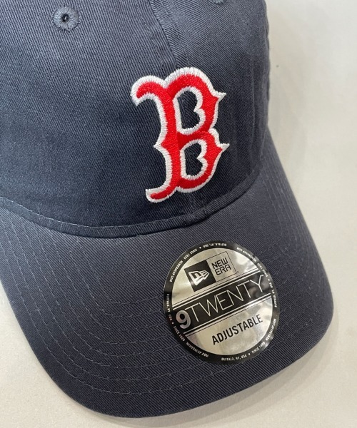 NEW ERA(ニューエラ)の「NEW ERA 9TWENTY(Washed)/ニューエラ ウォッシュドコットン キャップ レッドソックス(キャップ・メンズ・ネイビー・FREE)」の7枚目の写真