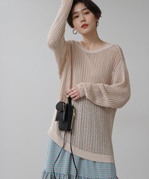 N.（N. Natural Beauty Basic） | ◆メッシュニット(ニット/セーター)