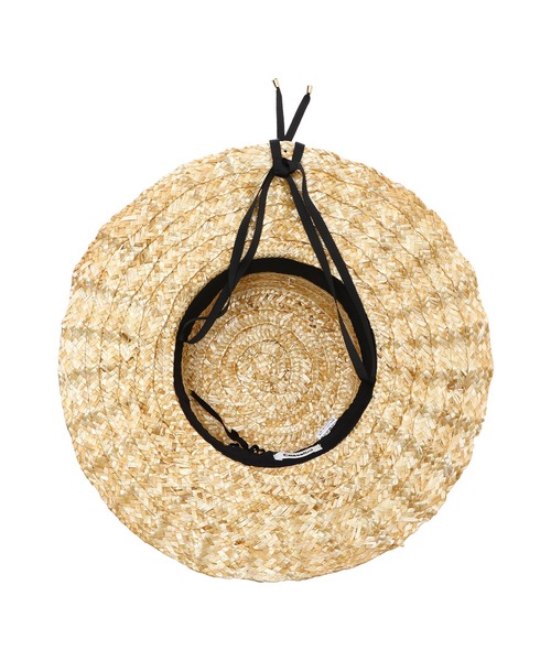 Casselini（キャセリーニ）の「Casselini 透かしなみなみHAT（ハット・レディース・ベージュ/ブラック・FREE）」の4枚目の写真