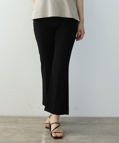 Three Four Time（ｽﾘｰﾌｫｰﾀｲﾑ）の「センタープレスパンツ（その他パンツ・レディース・ピンク/ブラック/アイボリー・FREE）」の2枚目の写真