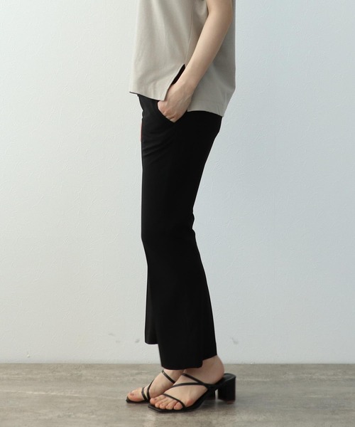 Three Four Time（ｽﾘｰﾌｫｰﾀｲﾑ）の「センタープレスパンツ（その他パンツ・レディース・ピンク/ブラック/アイボリー・FREE）」の9枚目の写真