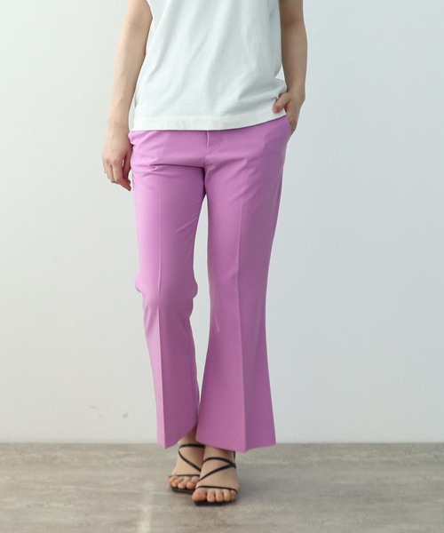 Three Four Time（ｽﾘｰﾌｫｰﾀｲﾑ）の「センタープレスパンツ（その他パンツ・レディース・ピンク/ブラック/アイボリー・FREE）」の11枚目の写真