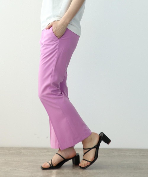 Three Four Time（ｽﾘｰﾌｫｰﾀｲﾑ）の「センタープレスパンツ（その他パンツ・レディース・ピンク/ブラック/アイボリー・FREE）」の13枚目の写真