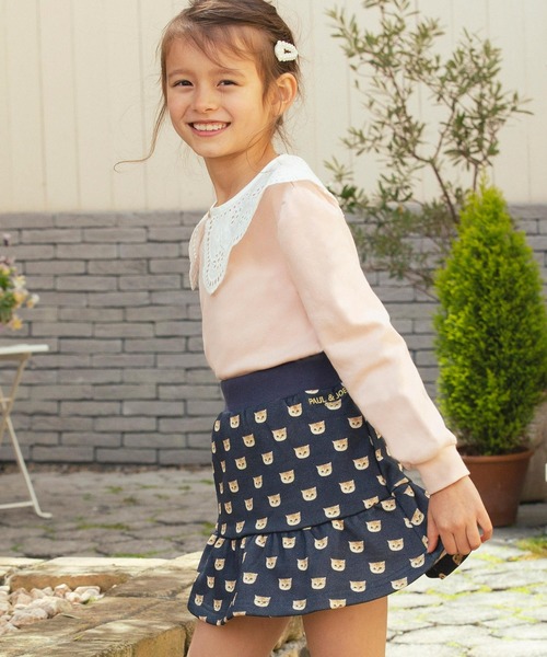 PAUL&JOE(ポールアンドジョー)の「PAUL & JOE(ポール & ジョー) Kids & Junior 付け襟ロンT(Tシャツ/カットソー・キッズ・ピンク/ネイビー/ラベンダー・140cm/120cm/150cm/130cm/160cm)」の12枚目の写真
