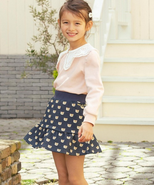 PAUL&JOE(ポールアンドジョー)の「PAUL & JOE(ポール & ジョー) Kids & Junior 付け襟ロンT(Tシャツ/カットソー・キッズ・ピンク/ネイビー/ラベンダー・140cm/120cm/150cm/130cm/160cm)」の13枚目の写真