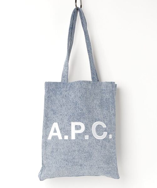 A.P.C.(アーペーセー)の「A.P.C. Lou TOTE BAG アー・ペー・セー ルー トートバッグ(トートバッグ・レディース・ライトインディゴブルー・FREE)」の13枚目の写真
