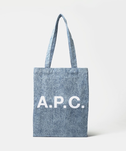 A.P.C.(アーペーセー)の「A.P.C. Lou TOTE BAG アー・ペー・セー ルー トートバッグ(トートバッグ・レディース・ライトインディゴブルー・FREE)」の5枚目の写真