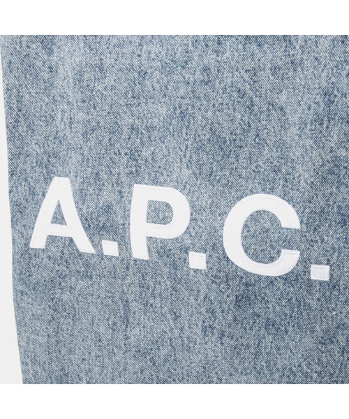 A.P.C.(アーペーセー)の「A.P.C. Lou TOTE BAG アー・ペー・セー ルー トートバッグ(トートバッグ・レディース・ライトインディゴブルー・FREE)」の8枚目の写真