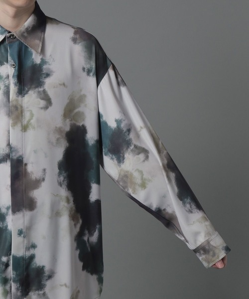 HARE(ハレ)の「【SETUP対応】トロミBLURシャツ(HARE)(シャツ/ブラウス・メンズ・オフホワイト/ブラック・SMALL/MEDIUM)」の15枚目の写真