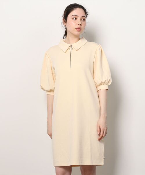 MAISON SCOTCH（メゾンスコッチ）の「ポロ ワンピース【166520】（ワンピース・レディース・オレンジ/ライトベージュ・X-SMALL/SMALL/MEDIUM）」の5枚目の写真