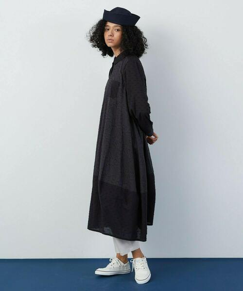 FRAPBOIS（フラボア）の「パールドビー ワンピース（ワンピース・レディース・ブラック/オフホワイト・1/0）」の12枚目の写真