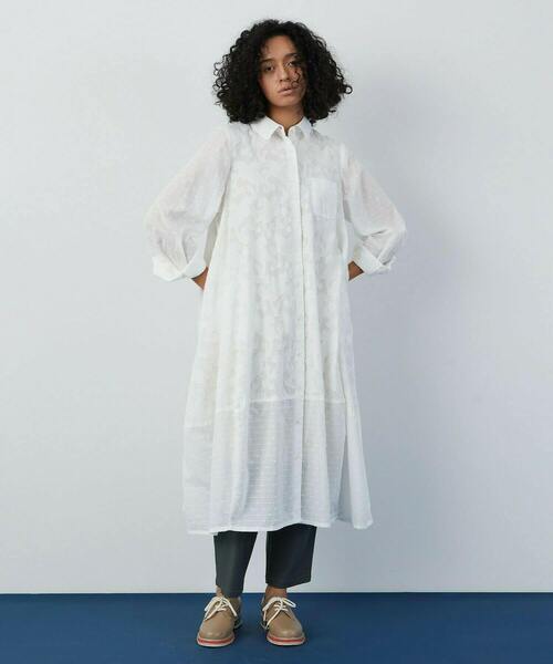 FRAPBOIS（フラボア）の「パールドビー ワンピース（ワンピース・レディース・ブラック/オフホワイト・1/0）」の8枚目の写真