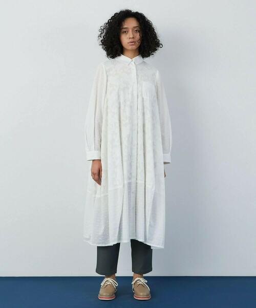 FRAPBOIS（フラボア）の「パールドビー ワンピース（ワンピース・レディース・ブラック/オフホワイト・1/0）」の7枚目の写真