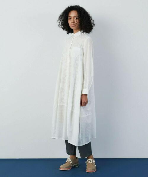 FRAPBOIS（フラボア）の「パールドビー ワンピース（ワンピース・レディース・ブラック/オフホワイト・1/0）」の6枚目の写真