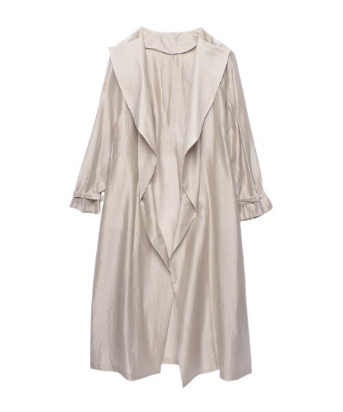 anuans（アニュアンス）の「ドレープカラーシアーコート（トレンチ