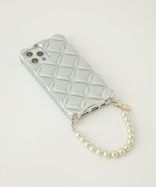 mystic（ミスティック）の「Lara キルティングスマホショルダー (iphone13pro対応）（スマホケース/カバー・レディース・シルバー/クリア/ブラック/アイボリー・ONE SIZE）」の9枚目の写真