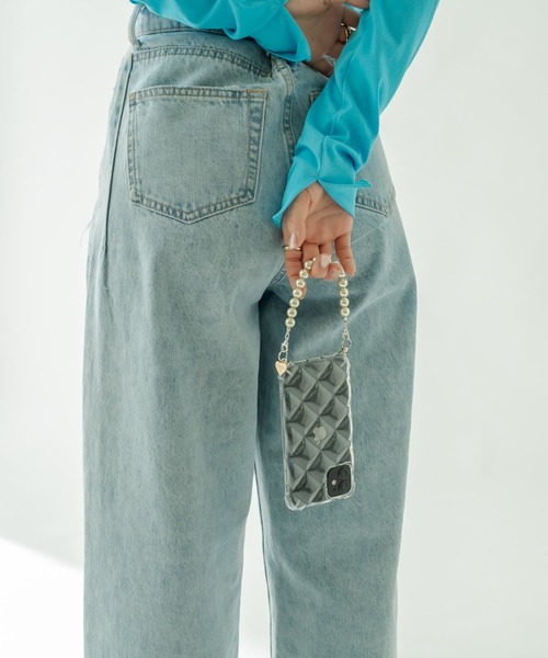 mystic（ミスティック）の「Lara キルティングスマホショルダー (iphone13pro対応）（スマホケース/カバー・レディース・シルバー/クリア/ブラック/アイボリー・ONE SIZE）」の13枚目の写真