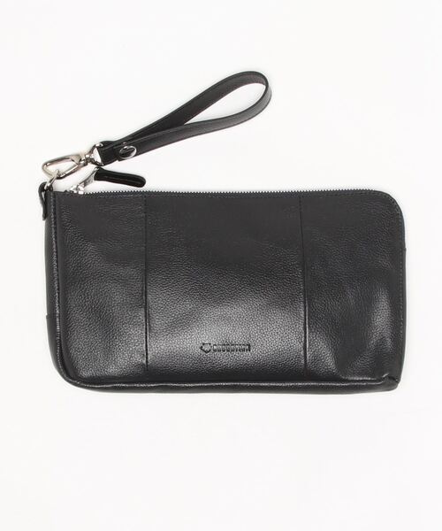 NAUGHTIAM（ノーティアム）の「【NAUGHTIAM/ノーティアム】 レザーミニクラッチバッグ（クラッチバッグ・メンズ・ブラック/ネイビー/キャメル・FREE）」の3枚目の写真