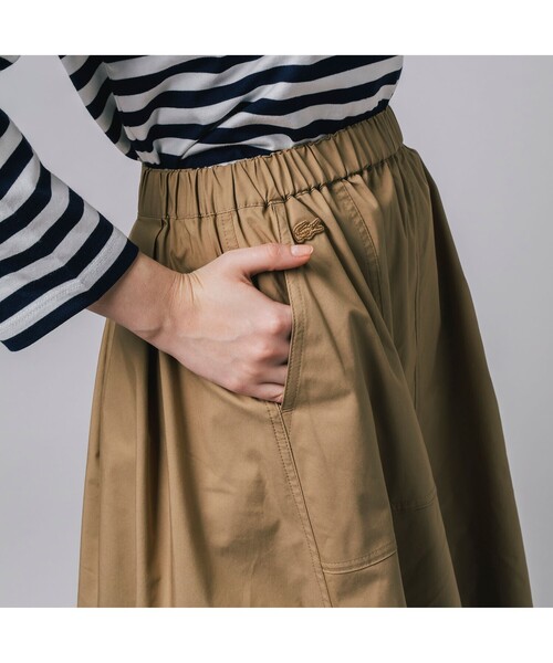 LACOSTE（ラコステ）の「コットンポリエステルマキシスカート