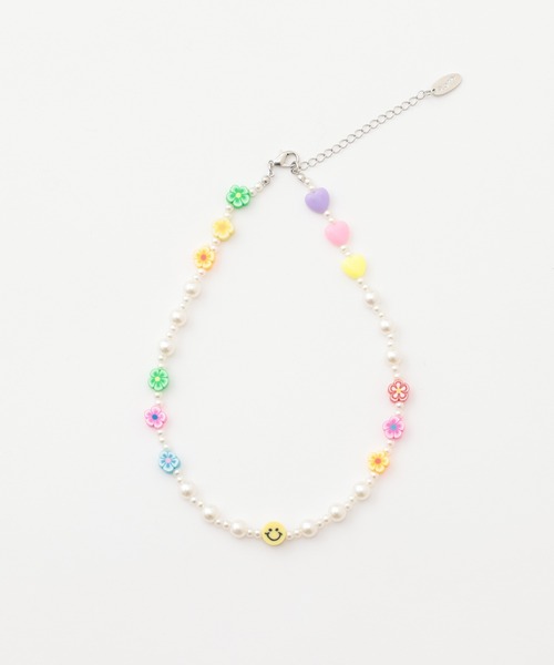 WHO'S WHO gallery（フーズフーギャラリー）の「【SLOPPY/スロッピー】カラフルネックレス（ネックレス・レディース・レインボー/カラフル/マルチ・FREE）」の4枚目の写真