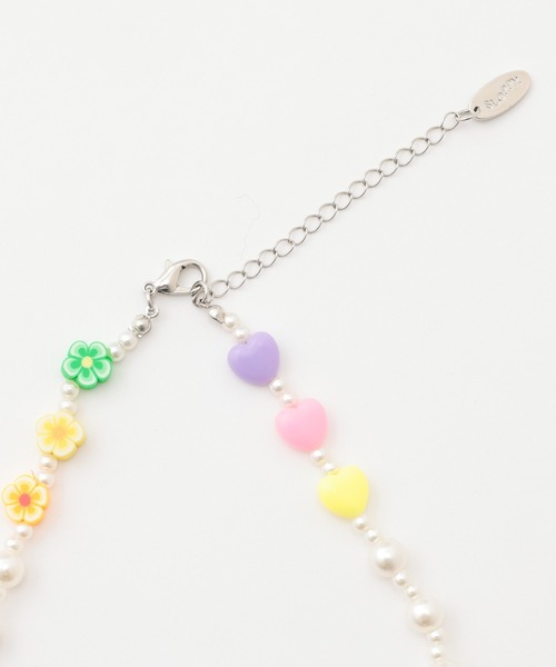 WHO'S WHO gallery（フーズフーギャラリー）の「【SLOPPY/スロッピー】カラフルネックレス（ネックレス・レディース・レインボー/カラフル/マルチ・FREE）」の5枚目の写真