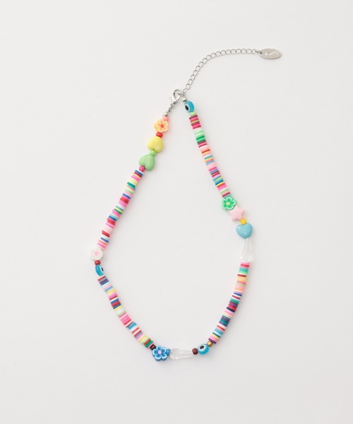 WHO'S WHO gallery（フーズフーギャラリー）の「【SLOPPY/スロッピー】カラフルネックレス（ネックレス・レディース・レインボー/カラフル/マルチ・FREE）」の8枚目の写真