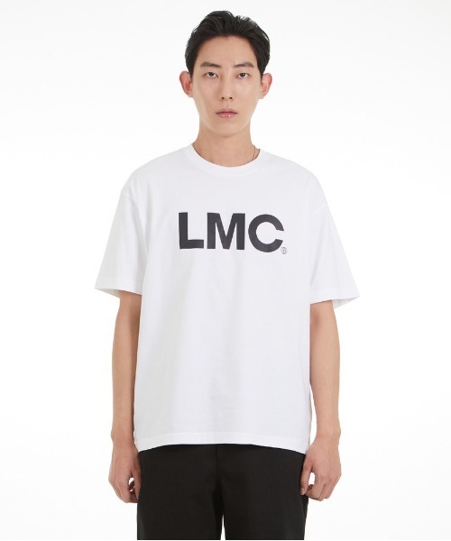 Tシャツ・カットソー LMC CLOTHING SERVICES TEE white 0LM45STS506WHT Loose Fit Printed T-shirt - White/Gentlemen Syndrome - Men