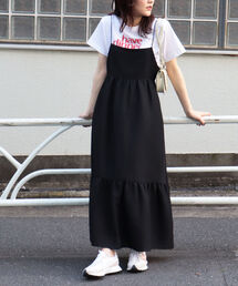 fredy emue | 後ろレースアップキャミワンピース(ワンピース)