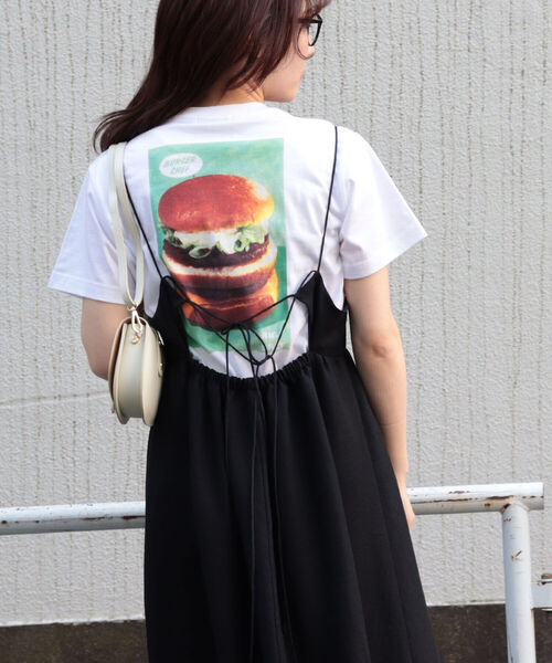 fredy emue（フレディエミュ）の「後ろレースアップキャミワンピース（ワンピース・レディース・グリーン/ブラック・38）」の14枚目の写真