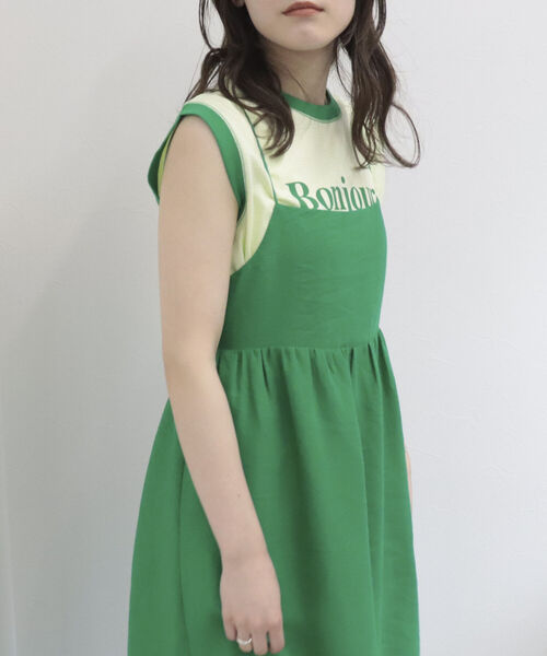 fredy emue（フレディエミュ）の「後ろレースアップキャミワンピース（ワンピース・レディース・グリーン/ブラック・38）」の20枚目の写真