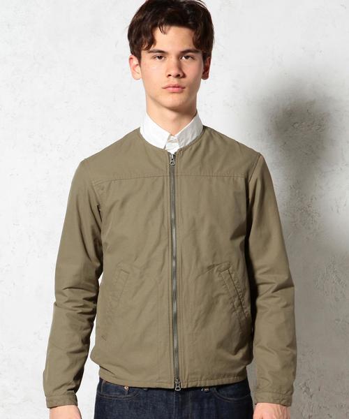 green label relaxing（グリーンレーベルリラクシング）の「C/N TWILL NOCOL ZIP ブルゾン GLSS◆（ブルゾン・メンズ・オフホワイト/オリーブ/ネイビー・MEDIUM/LARGE/SMALL）」の16枚目の写真