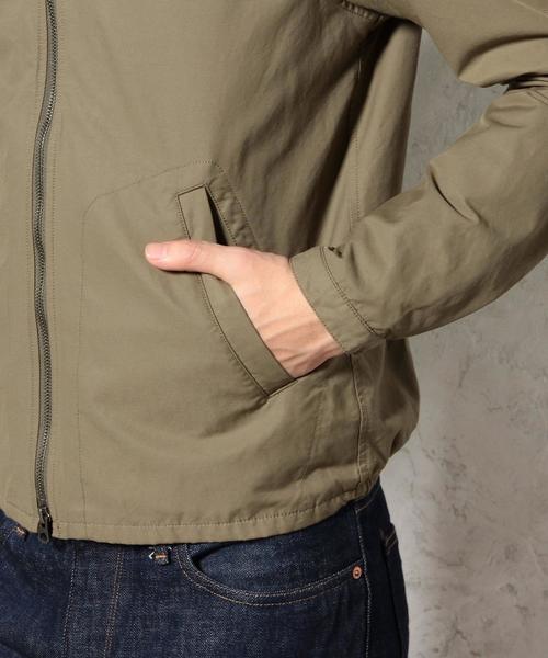green label relaxing（グリーンレーベルリラクシング）の「C/N TWILL NOCOL ZIP ブルゾン GLSS◆（ブルゾン・メンズ・オフホワイト/オリーブ/ネイビー・MEDIUM/LARGE/SMALL）」の11枚目の写真
