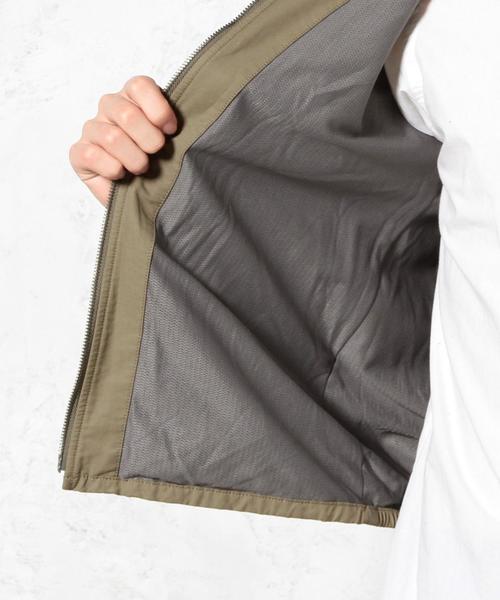 green label relaxing（グリーンレーベルリラクシング）の「C/N TWILL NOCOL ZIP ブルゾン GLSS◆（ブルゾン・メンズ・オフホワイト/オリーブ/ネイビー・MEDIUM/LARGE/SMALL）」の12枚目の写真